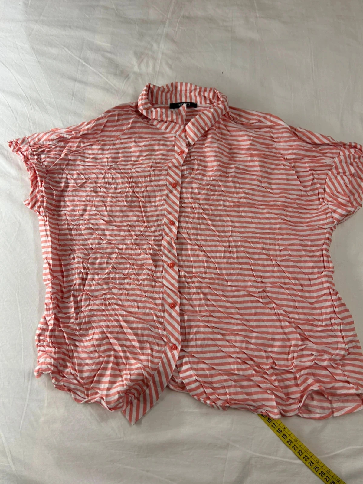 Blusa de rayas rosa y blanco esmara – photo 2